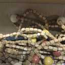 BECHAEO Handmade Boho Bamboo Beaded Curtain for Doorway, 35.5 x 75 Inches
