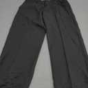 Haggar Men's Cool 18 Classic Fit Flat Front Hidden Expandable Waistband Casual Pant 34×30, Graphite