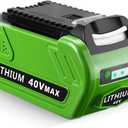 Upgraded 7.0Ah Battery Replacement for Greenworks 40V Battery Compatible with Greenworks 40 Volt Battery G-MAX Cordless Power Tools