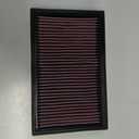 K&N Engine Air Filter: Reusable, Clean Every 75,000 Miles, Washable, Replacement Car Air Filter: Compatible 2017-2019 SEAT/SKODA/VOLKSWAGEN/AUDI (Superb, Arteon, Golf, Passat, T-Roc, Tiguan), 33-3111