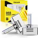 Fit for Chevrolet 2016-2018 Chevy Silverado 1500 LT LTZ LS WT 2018-2021 Equinox 2018 2019 2020 2021 GMC Terrain Xenon HID Light, D5S HID Headlight Bulbs, High Low Beam, 8000K Ice Blue White, Pack of 2