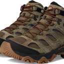 Merrell Men's Moab 3 Mid Wp Hiking Boot (10 Wide, New Olive/Gum)