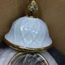 Ginger Jars for Home Decor, White and Gold Vase, Decorative Ceramic Ginger jar with lid, Porcelain Flower Vase for Centerpieces Jarrones, Storage jar, Table Center Vase, Temple Jar(12in)