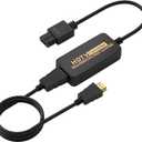 Hisewen N64 to HDMI Converter, Gamecube hdmi Adapter, HDMI Cable for Nintendo 64/ Gamecube/SNES/SFC/NGC