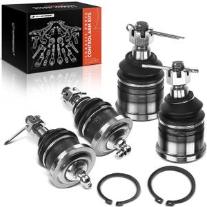 A-Premium Set of 2, Front Upper & Lower Ball Joint Kit, Compatible with Honda Accord 1998-2002, Acura TL 1999-2003, CL 1997-2003, Isuzu Oasis 1996-1999