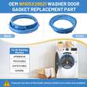 WH05X29521 Washer Door Gasket for GE GFW550SSN0WW GFW550SSN2WW GFW550SSN5WW GFW550SSN1WW GFW550SPR5RS GFW550SPN0DG GFW550SPR4RS GFW550SSN4WW GFW550SSN3WW GFW510SCN0WW GFW510SCV0WW Gasket Seal