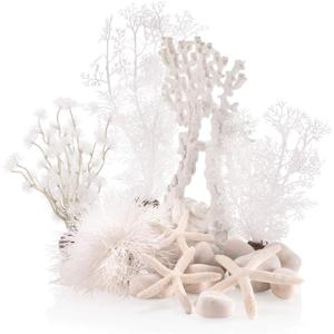 biOrb Winter Dream Dcor Set, White Snow Themed Collection of Fish Friendly Aquarium Decorations