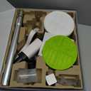 Cordless Electric Mop, Floor Cleaner with LED Headlight & Water Sprayer, Up to 60 Mins Detachable Battery, Dual-Motor Powerful Spin Mop, 300ML Water Tank for Multi-Surface, Self-Propelled (White)