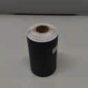 10m Matte Mirror Frame Border Peel and Stick Wallpaper, Mirror Tape Border Trim Removable Waterproor Wall Decor, Self Adhesive Bathroom Sticker (Black, 4in)