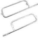Grill Burner Tube Replacement and Grill Ignitor for Weber Traveler Portable Gas Grill Models, P Shape Burner Part Kit Replacement Part for Weber 9010001 9020001 9030001 9013001 19001