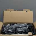 Under Bed Storage with Wheels 2-Pack  66L XXL Larger Stackable Under Bed Storage Containers with Clear Window & Labels, Rolling Under Bed Drawers for Clothes, Shoes, Blankets (Dark Grey) (DeepDrak)