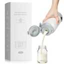 Portable Bottle Warmer for Travel, Fast Heating Milk Warmer On The Go, 17 OZ Water Warmer for Breast Milk, Formula, Water, Temp Control 98F -131F, Baby Essentials for Outdoor Airplane Car Journey