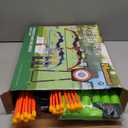 Bow and Arrow Set for Kids, 2-Pack LED Light Up Archery Set with 20 Suction Cup Arrows, Indoor and Outdoor Toy for Boys Girls Age 4-8 8-12 with Standing Target&2 Quivers, Birthday Gift 3-12 Years Old