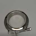 4 Inch Quick Release V Band Clamp with Female Male Flange-Stainless Steel 304 1 Pack