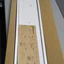 AMADA HOMEFURNISHING 35.4" L Floating Shelves, Wall Shelves Set of 3 for Bathroom/Living Room/Bedroom/Kitchen, White Floating Shelves for Wall Decor with Invisible Brackets - AMFS45W