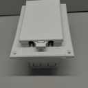 Sealproof 1-Gang Vertical Weatherproof Outdoor Metal Flat Outlet Cover, Single Gang Electrical Power Receptacle Protector, UL Listed, 4-in1, White