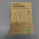 seenda Ergonomic Mouse Wireless, MOU200 Bluetooth Vertical Mouse - 3 Multi-Device Connectivity,1000/1600 /2400 DPI, Ergo Optical Mice for Windows, Mac OS, Computer/PC/Laptop, Black