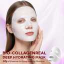 Bio-Collagen Real Deep Mask, 4 Pack Overnight Hydrating Face Mask for All Skin Types, Collagen Face Mask