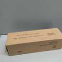 Bamboo Drawer Organizer, Narrow Silverware Organizer for Kitchen, Stackable Utensil Organizer, 2 Pcs Flatware Organizer, Wooden Storage Box Tray (Black, 12 X 3 X 2 Inch)