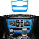 RT-TCZ for Jeep JL Center Dash Window Switch Panel Trim Cover for Jeep Wrangler JL JLU Gladiator JT 2018-2024 Baby Blue Interior Accessories