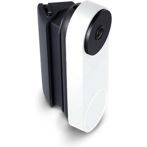 Wasserstein Horizontal Adjustable Angle Mount ONLY Compatible with Google Nest Doorbell (Wired, 3rd & 2nd Gen), 3555 Wedge Bracket NOT Compatible with Nest Doorbell (Battery) Made for Google