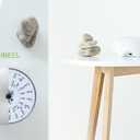 ARTIX Incandescent Pod Lamp, Motion-Activated Desk Lamp, White Satin-Finish with USB Charging Ports and Smart Eye Protecting Technology with No-Touch Dimming Ability