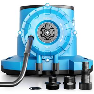 FOTING 1/3 HP Automatic Swimming Pool Cover Pump,2250 GPH Submersible Water Pump, Water Removal with 3/4 Check Valve Adapter & 25ft Power Cord, Drainage for Ponds, Rooftops, Water Beds FOTING 1/3 HP Automatic Swimming Pool Cover Pump,2250 GPH Submersible Water Pump, Water Removal with 3/4 Check Valve Adapter & 25ft Power Cord, Drainage for Ponds, Rooftops, Water Beds