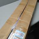 2 Pack Behind Couch Table with Outlet, Light Rustic Brown, 5.9"Wx78.8"L