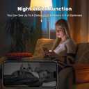 4K Mini Security Camera, WiFi Wireless Camera Small Portable HD Nanny Cam with Motion Detection, Cloud & SD Storage, Night Vision,Wide Angle,Can No Need WiFi Cams Micro Cameras for Home Indoor Outdoor (Black)