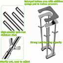 1 Pack Kitchen Undermount Sink Support, Undermount Sink Brackets, Adjustable Support Bar and Sink Repair Kit for Kitchen and Bathroom (Modern 4-Bar Support, 22.05inch - 25.98inch)