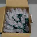 Minetom C9 Christmas Lights Outdoor, 82 FT 100 LED Connectable C9 String Lights with 8 Modes and Timer Extendable Xmas Tree Patio Roofline Garden Yard Holiday Party Indoor Outdoor Decoration, White