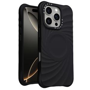 ORNARTO Vortuxe for iPhone 16 Pro Max Case 6.9" | 2X MIL-STD Drop Protection | Compatible with MagSafe | Sleek Aesthetic Liquid Silicone Phone Cover - Black
