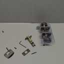 Kwikset Pismo Interior Square Passage Door Knob, Handle for Closet and Hallway Doors, Non-Locking Doorknob, Gunmetal (1 Pack)