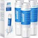 GOLDEN ICEPURE UKF8001 Replacement for MAYTAG UKF8001, Whirlpool Filter 4 EveryDrop EDR4RXD1, 3 pack, Mfi2570fez Msd2651heb, Kitchenaid Krfc300ess01, KENMORE 469006, RWF0900A Refrigerator Water Filter
