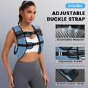 TB3C Weighted Vest Woman, 16 LB Weight Vest for Women, Plus Size womens weighted vest for Strength Training, Running, Workout, Jogging, Walking, Blue