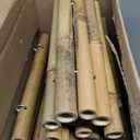 Bamboo 2 Pack Short Fence Outdoor Landscape Edging Flexible Decorative Border 7.8'' H x 47'' L