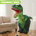 JOYIN Remote Control Inflatable Dinosaur Toy, 2.4GHz Toy with 360 Rotation& Walking, Forward & Backward, Rechargeable Electric Outside Toys for Kids Boys Age 6-12 Birthday Gifts