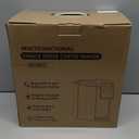 Single Serve Coffee Maker for K-Cup Pod and Grounds, Hot and Iced Coffee Maker, Strong Button Feature, 6 to 14oz Brew Sizes, 50oz Removable Tank, Up to 6.5 Inch Cup, Stainless Steel, Grey