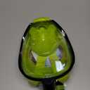 Greatever G2 Full Face Snorkel Mask with Latest Dry Top System,Foldable 180 Degree Panoramic View Snorkeling Mask with Camera Mount,Safe Breathing,Anti-Leak&Anti-Fog (Large/ X-Large, Yellow Green)