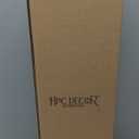 HPC DECOR Modern Farmhouse Lantern Decor- 22''19''16'' Tall Large Gold Metal Candle Lanterns for Home Decor-Lanterns Decorative w/Timer Flickering Candles for Living Room,Outdoor,Fireplace Mantle Decor