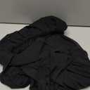 Polyester Sofa Seat Covers, Washable Breathable Slipcover for Sofa Cushion and Backrest, Elastic Furniture Protector for Homes with Kids and Pets (Four Seater) (Black)