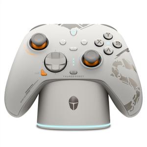 Thunderobot G80 1000HZ Wireless Gaming Controller for NS/PC/iOS/Android with Charging Dock,Hall-effect Adjustable Joystick,Dual-Mode Force-Switch Triggers,Optical Micro Switches (White) [android,ios] [video game]