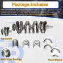 2.4 Crankshaft w/Bearing Kit Fit for GMC Chevy Buick Ecotec 11-17