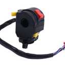 Left Handlebar Kill Switch Compatible with Polaris Outlaw 90 Sportsman 90 2007-2009 Horn 0453816 ATV Start Stop Choke