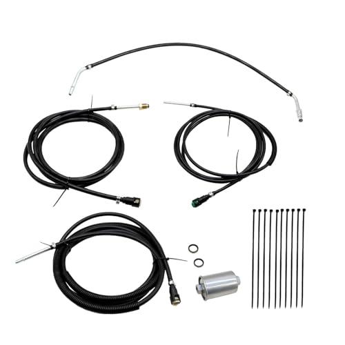 Jecoupoon NFR0049 Nylon Fuel Line Kit Compatible with Avalanche Suburban Yukon Tahoe 2Wd 4Wd 5.3L 6.0L 8.1L 2000-2004