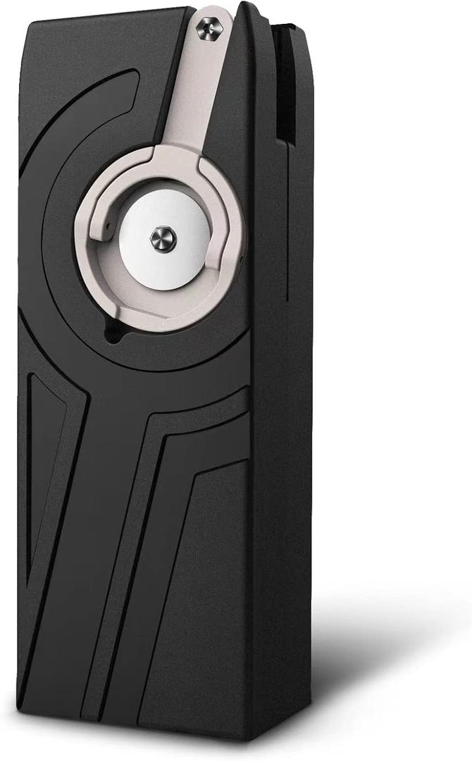 Ludex 1600 Large Capacity Airsoft Speed Loader for 6mm BBS, M4/M16 Hand Crank Airsoft Magazines Speed Loader Fast Quick BB Gun Loader (Black)
