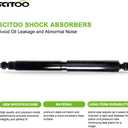 SCITOO 2Pcs Rear Shock Absorbers Shocks Struts for 2009-2010 for Dodge for Ram 1500,2011-2015 for Ram 1500 KG54342