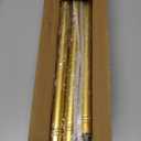 Gold Shower Curtain Rods - 31-80 Inch Spring Tension Shower Rods for Bathroom, Adjustable, No Drilling, No Rust, Stainless Steel