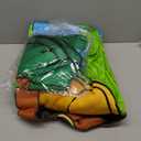 Rubies Men's Teenage Mutant Ninja Turtles Deluxe Leonardo Costume Jumpsuit, Shell, and Eye-mask (Large)