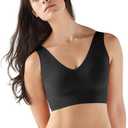 True & Co womens True Body V Neck Bra, Black, XS 30C-D 32A-B US